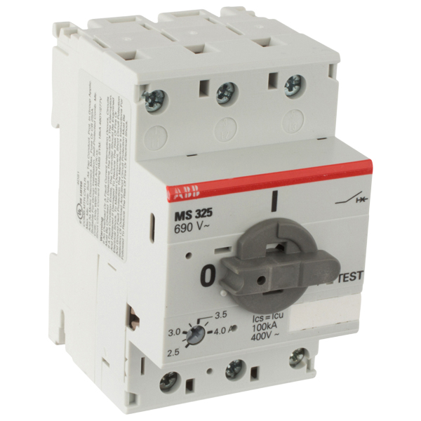MS325-4 2.5-4A New ABB MS325 Manual Motor Starter